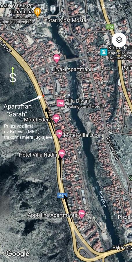 Apartman Sarah Mostar Zewnętrze zdjęcie